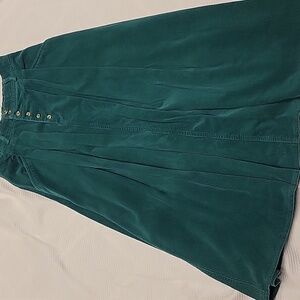 Kettle (Christmas) Green Corduroy A-Line Skirt
